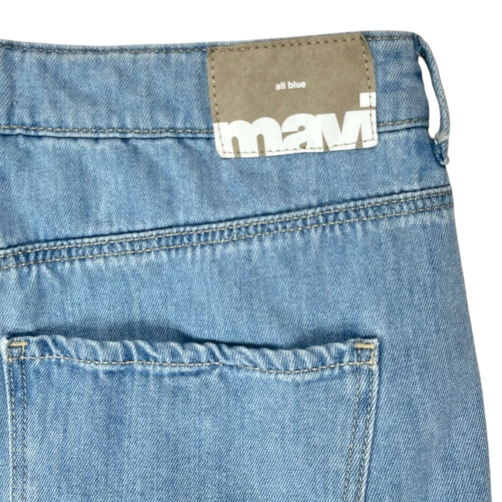 Mavi Women 28x32 Miracle High Rise Wide Leg Light Blue Wash‎ Denim Jeans - Picture 6 of 9